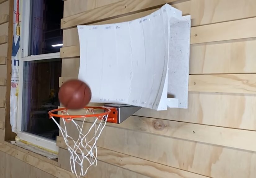 A Basketball Hoop That Never Lets You Brick