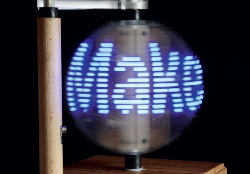 Build a Persistence-of-Vision LED Globe - Make: