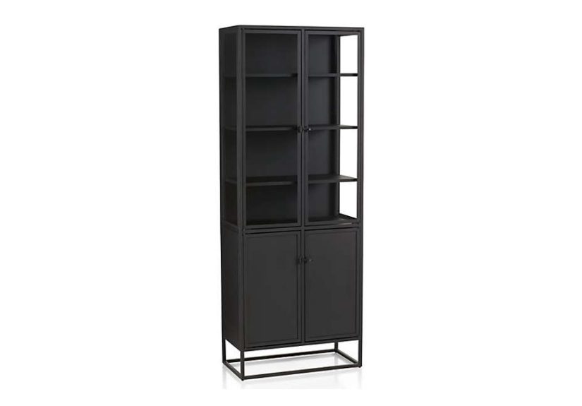 Casement Black Tall Cabinet