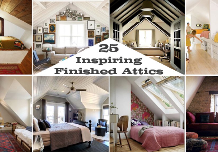 25 Inspiring Finished Attics