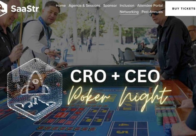 250+ Top CROs and CEOs At SaaStr Annual Poker Night on Sep 11!!