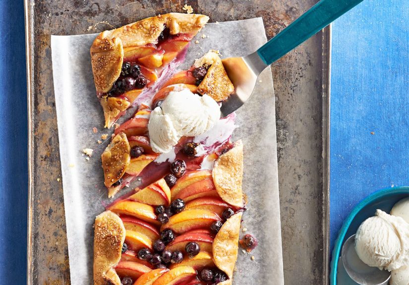 Blueberry and Peach Slab Pie Recipe