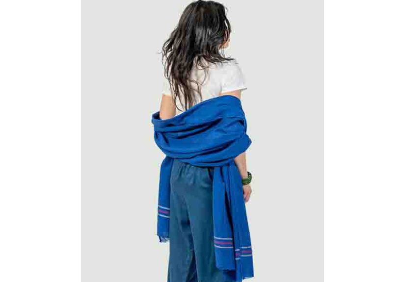 Camellia in Cobalt Blue