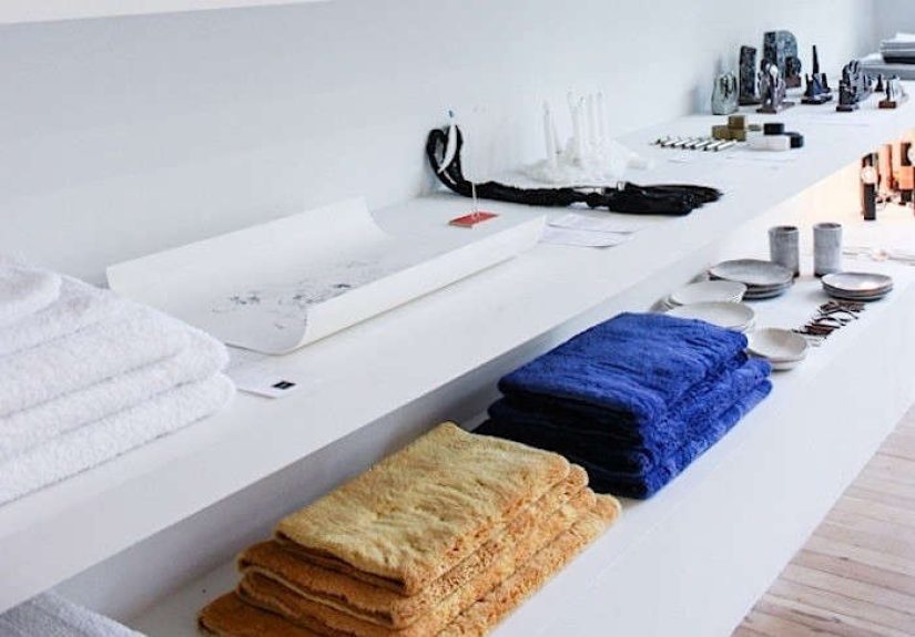 Color-Drenched Bath Linens from Portugal