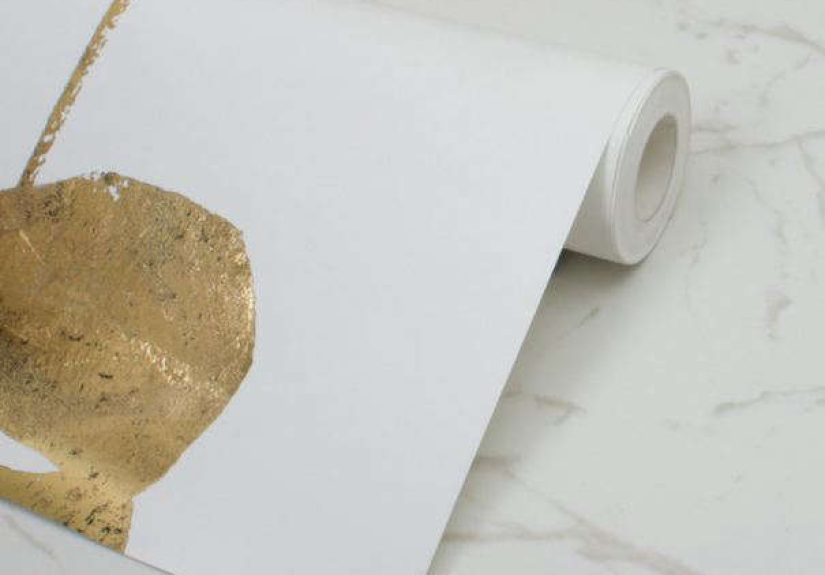 Columbia Road Wallpaper - Gold