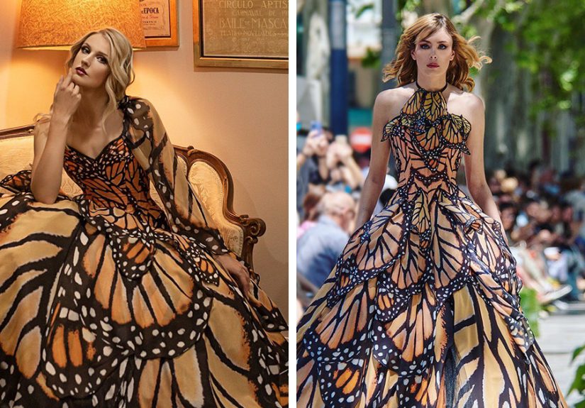 Designer Turns Women Into Real-Life Fairies With Her Butterfly Dresses (23 Pics)