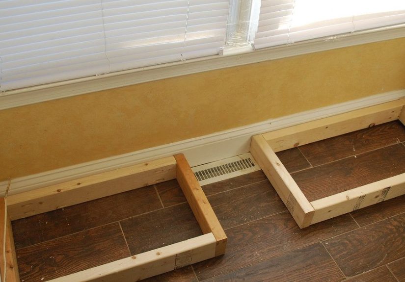 DIY Window Bench Seat With Drawer Storage