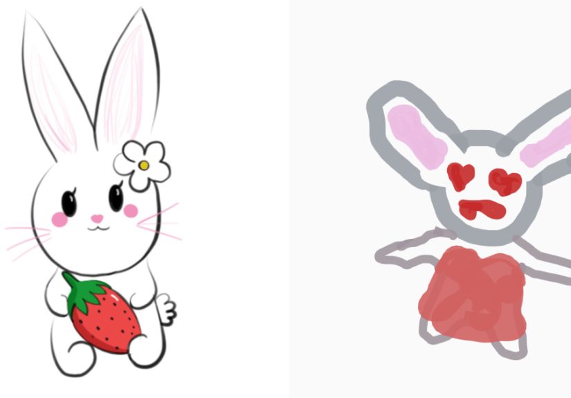 Hey Pandas, Draw A Bunny In Love Digitally