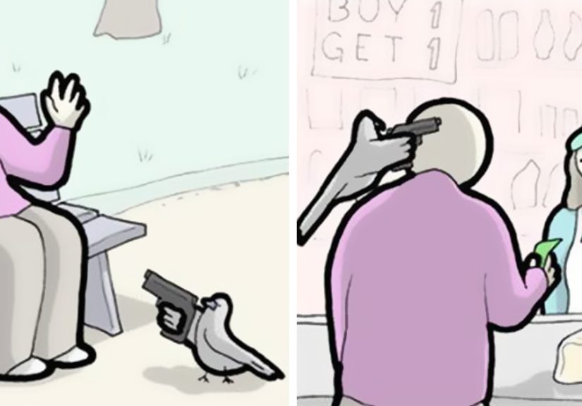 Hilarious Comics Reveal The Dark Side Of Animals (41 Pics)