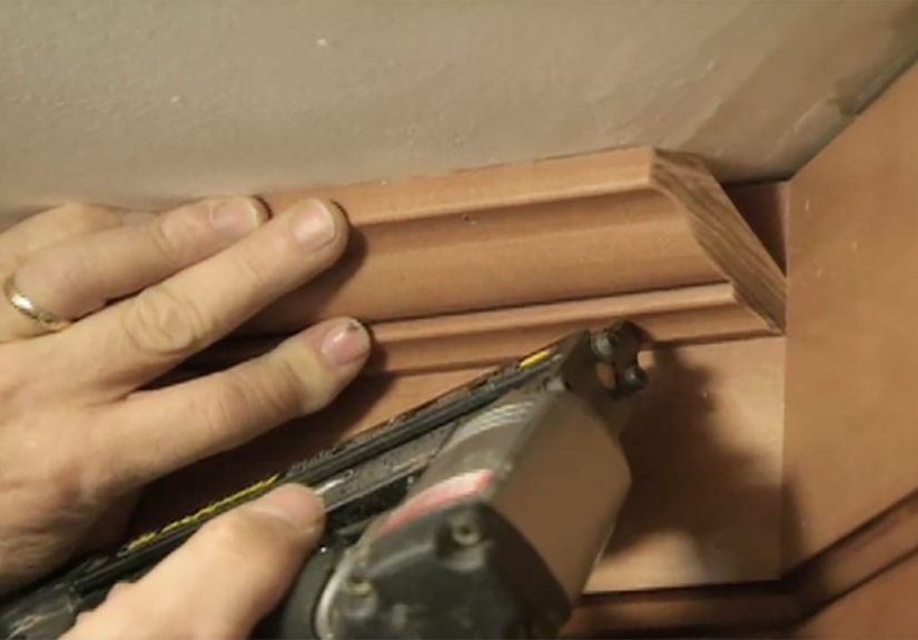 How to Install Kitchen Cabinet Crown Molding