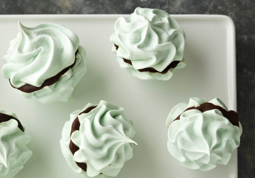 Mint Meringue Kisses Recipe