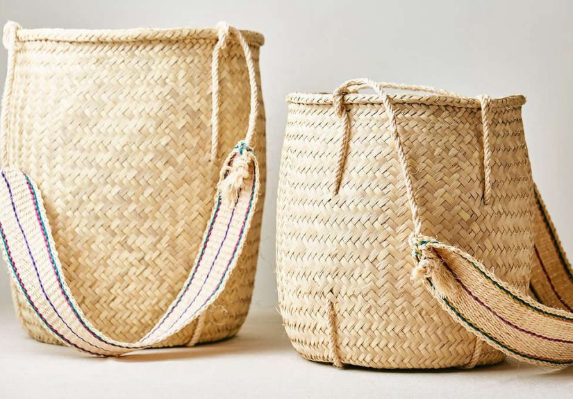 Oaxacan Palm Basket With Strap