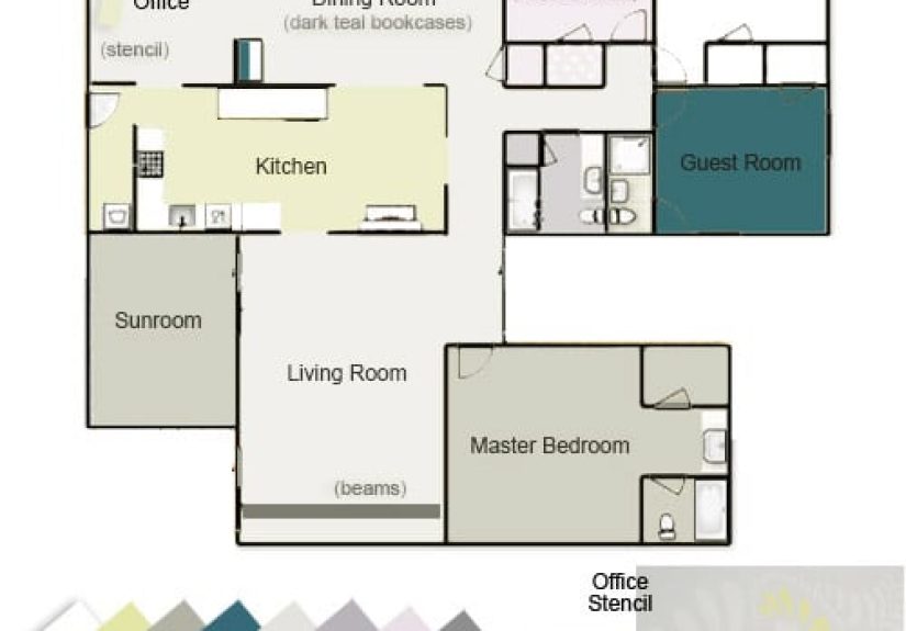 Our Whole House Color Palette