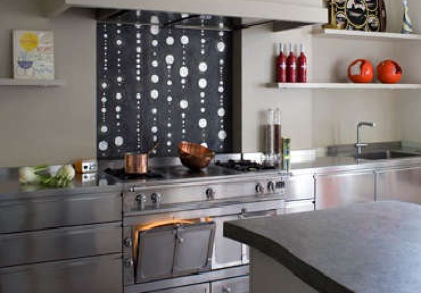Stenciled Limestone Tiles