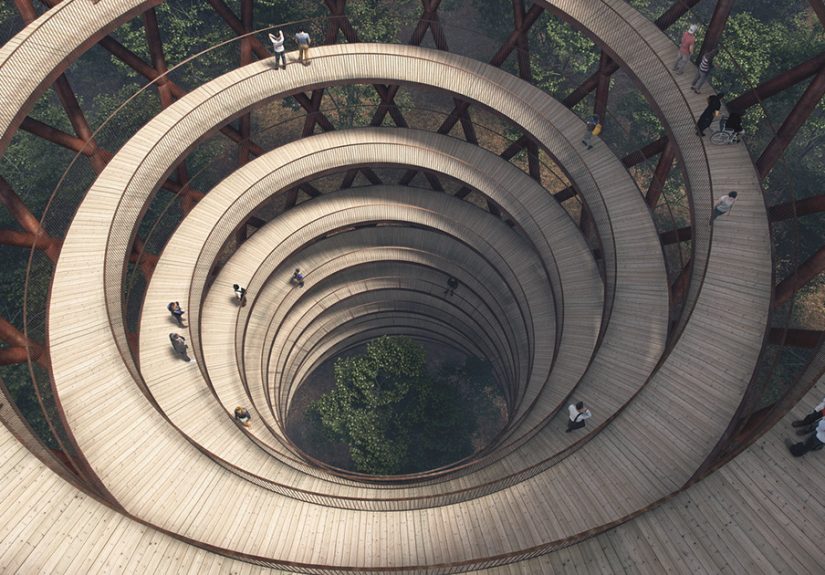 This Spiraling Treetop Walkway In Denmark Puts Every Other Tree Walkway To Shame