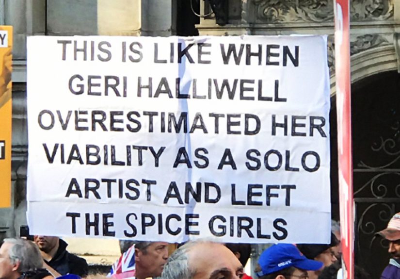 45 Of The Funniest Signs From The Anti-Brexit March