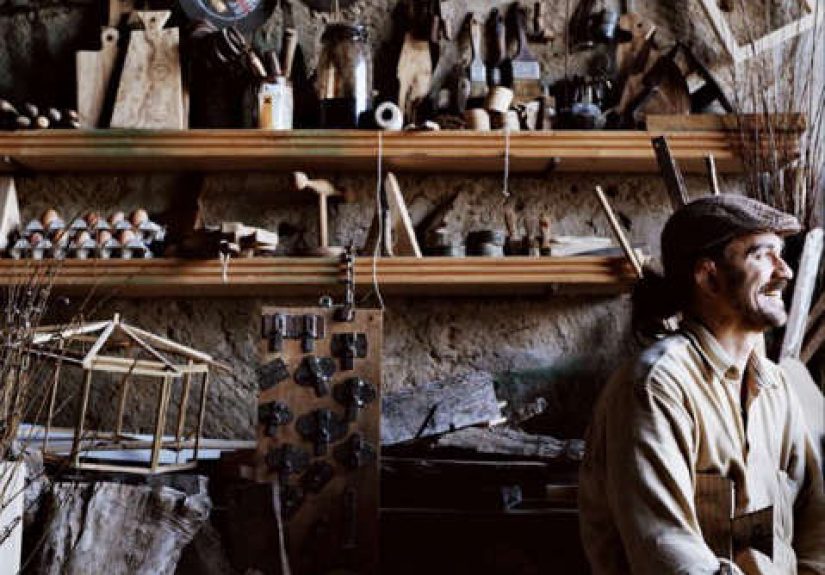Andrea Brugi's Rustic Woodworking Shop