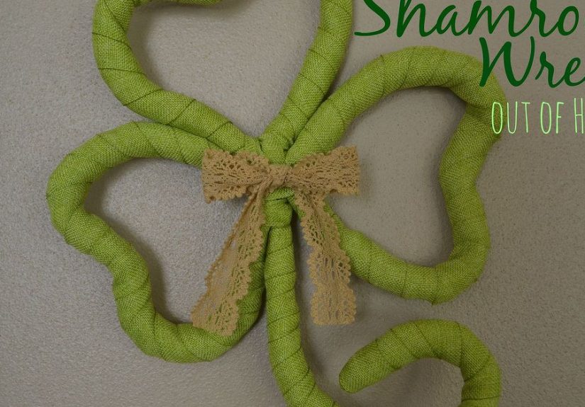 DIY St. Patricks Day Wreath Idea