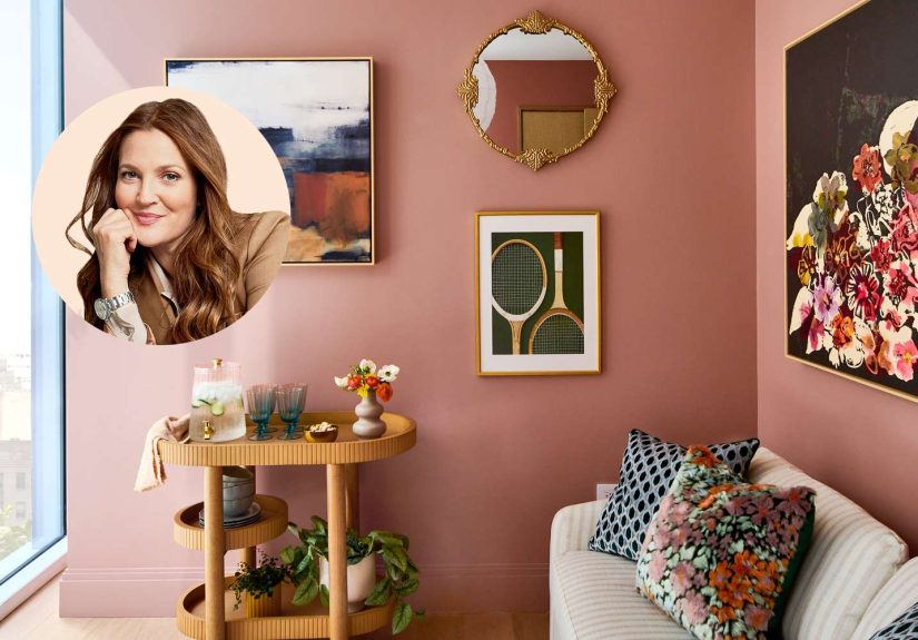 Drew Barrymore Designed Us a Wellness Roomand It's the Physical Embodiment of Her Positive, Calming Energy