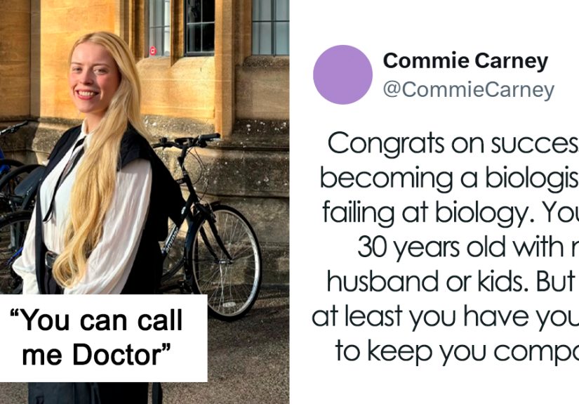 “Fragile Beta”: Man Bashes Woman’s PhD, Internet Roasts Him And Flips It Into A Brilliant Celebration Of Women’s Success
