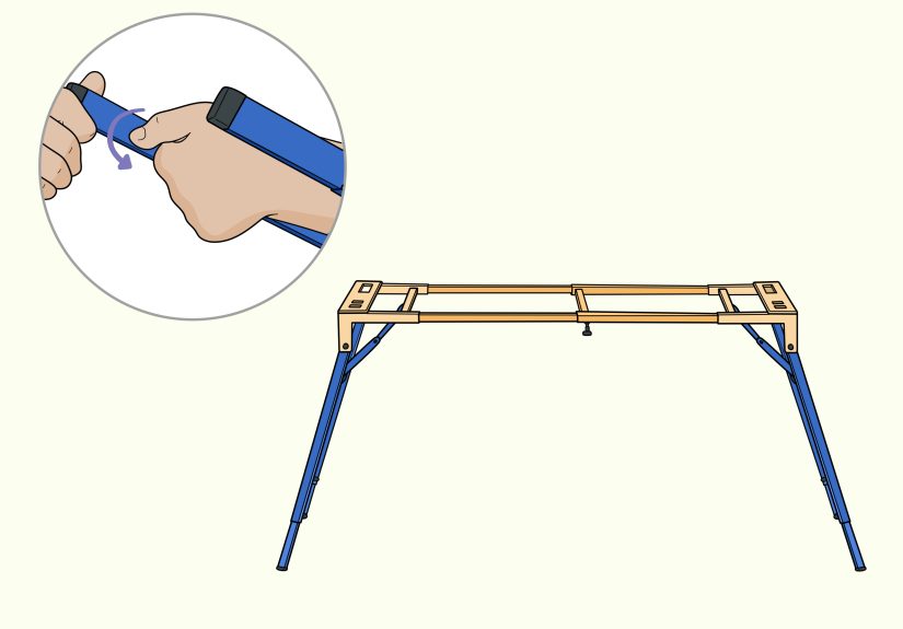 How to Adjust a Keyboard Piano Stand: X-Frame and Table