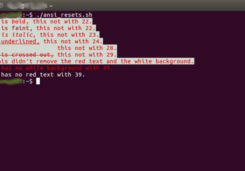 How to Print Formatted Text to a Terminal