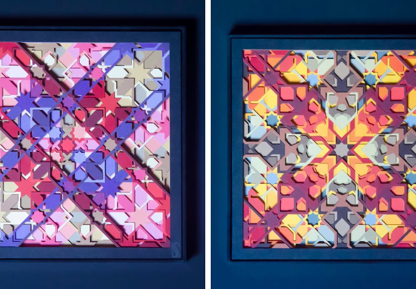 I Filled Paper Cut Matrix With Colors And Look What I Found (18 Pics)