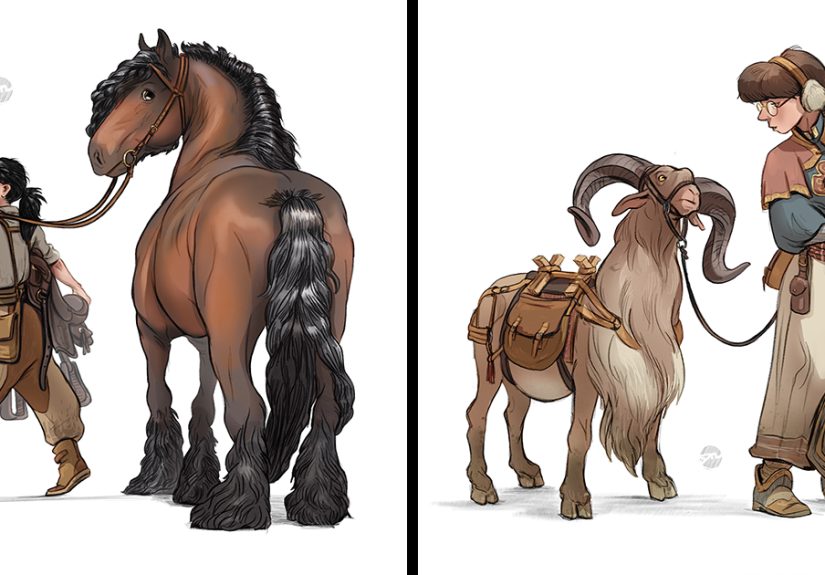My 30 Illustrations Showcasing The Unique Bonds Between Characters And Creatures