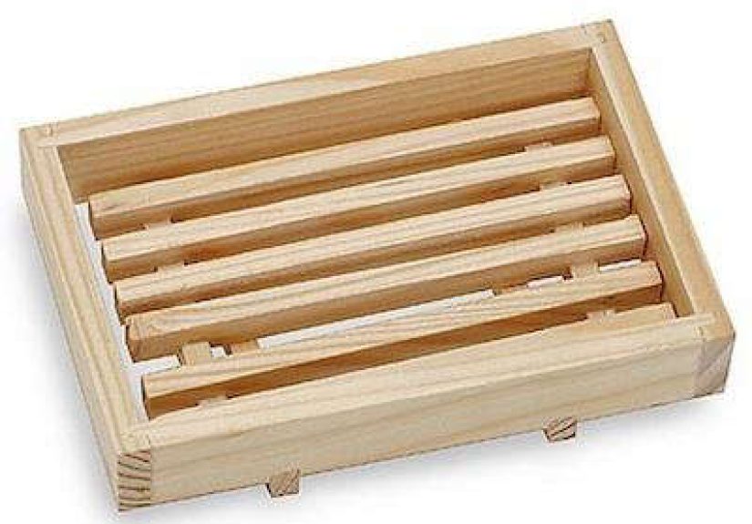 Primal Elements Wood Soap Dish