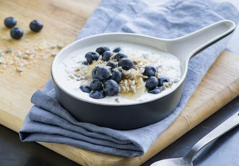 Superfood Kefir Bowls with Blueberries and Coconut