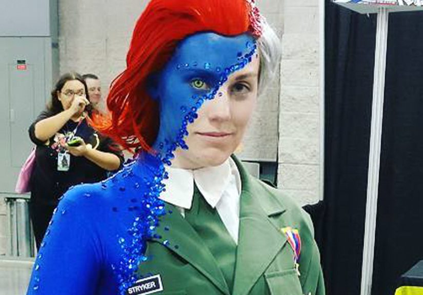 This Mystique Costume At Comic Con Completely “Blue” Everyone Away