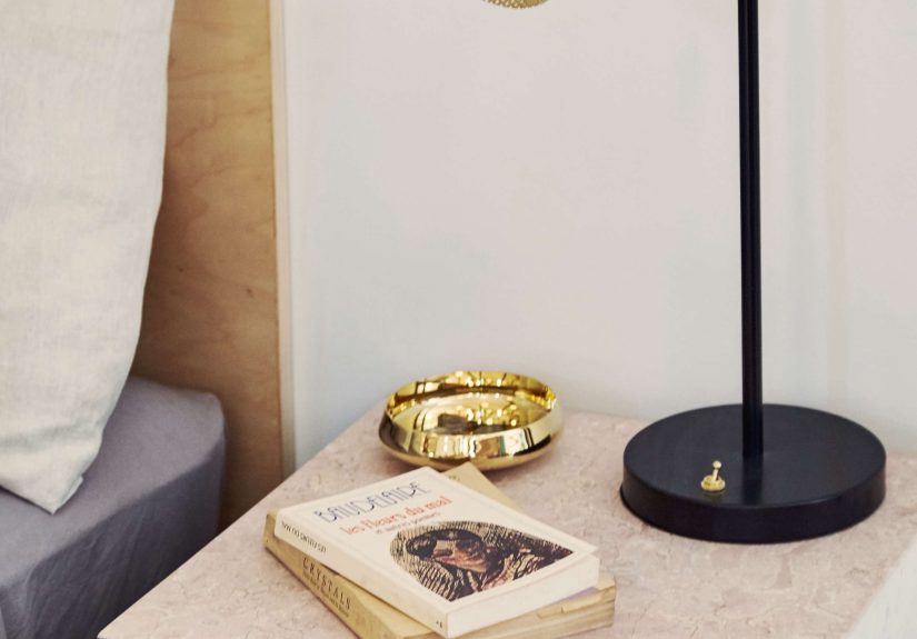 Atelier De Troupe's Eperon Black and Brass Table Lamp