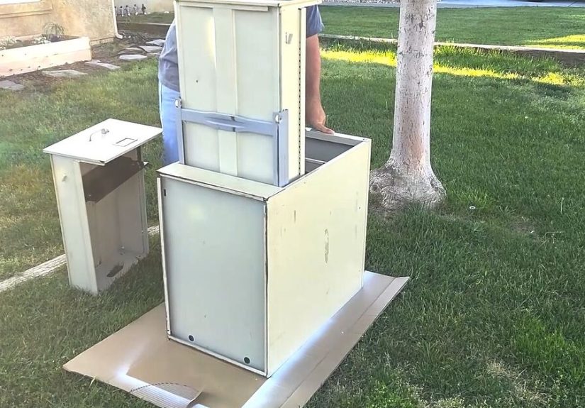 How to Build a Pretty Filing Cabinet Planter