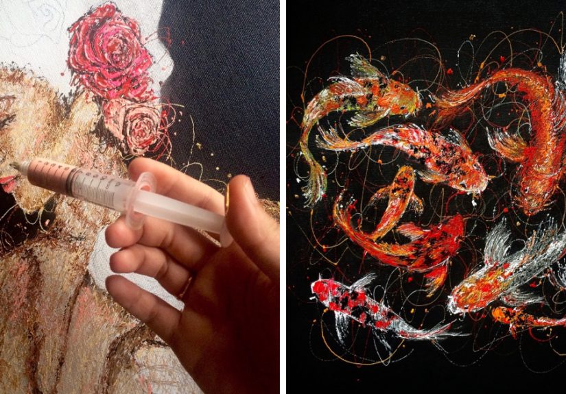 I’m A Nurse And I Use Syringes To Paint In My Free Time (Part 2)