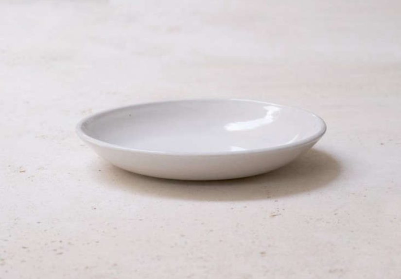 Irving Place Studio Porcelain Shallow Basic Bowl